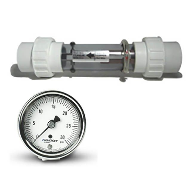Complete Chamber with Pool Filter Pressure Gauge